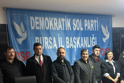 DSP Bursa İl Başkanlığı’nda Rozet Töreni: Osmangazi İlçe Yönetimi Göreve Başladı