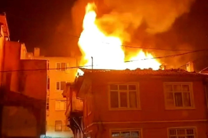 Metruk Binada Çıkan Yangın Mahalleliyi Korkuttu