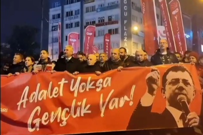 Ekrem İmamoğlu İçin Özgürlük ve Adalet Yürüyüşü