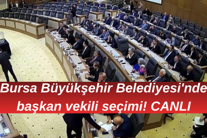 Bursa Büyükşehir Belediye Meclisi, Başkan Vekili seçimi için toplandı.