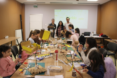 Bursalı minikler ağaç ev tasarladı!