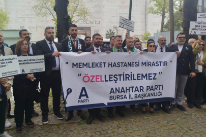 Anahtar Parti Bursa : Önce arsalarımızı , şimdi hastanelerimizi satıyorlar