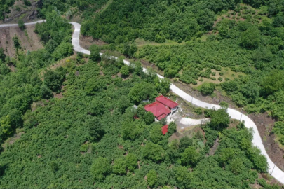 Ordu ile Tokat’ı bağlayan yolda beton çalışması
